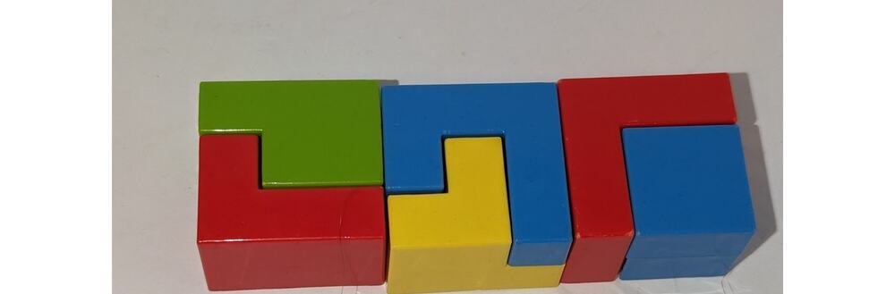 Vintage 1975 Lakeside Superfection Lot 3 Complete Replacement Blocks 6 Pieces